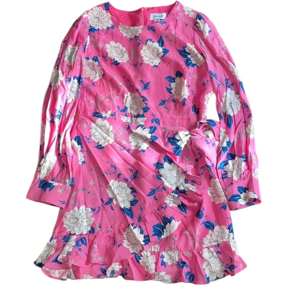 Yumi Kim Daphne Pink Silk Dress - Anthropologie